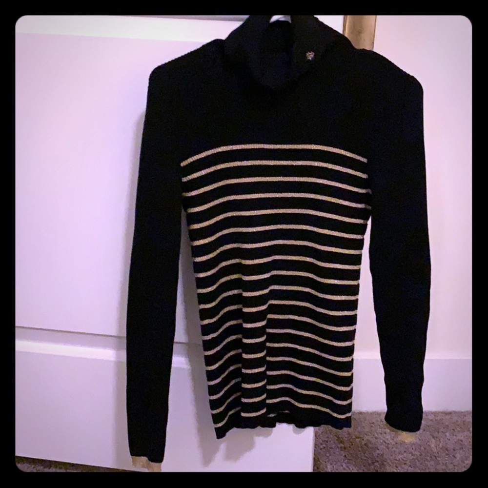 RL size M ribbed turtleneck sweater